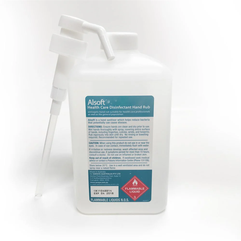 Saraya Alsoft Health Care Disinfectant Hand Rub 1L