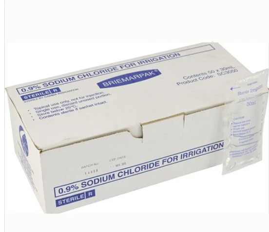 Sodium Chloride 0.9% 30ml Irrigating Sachet P75