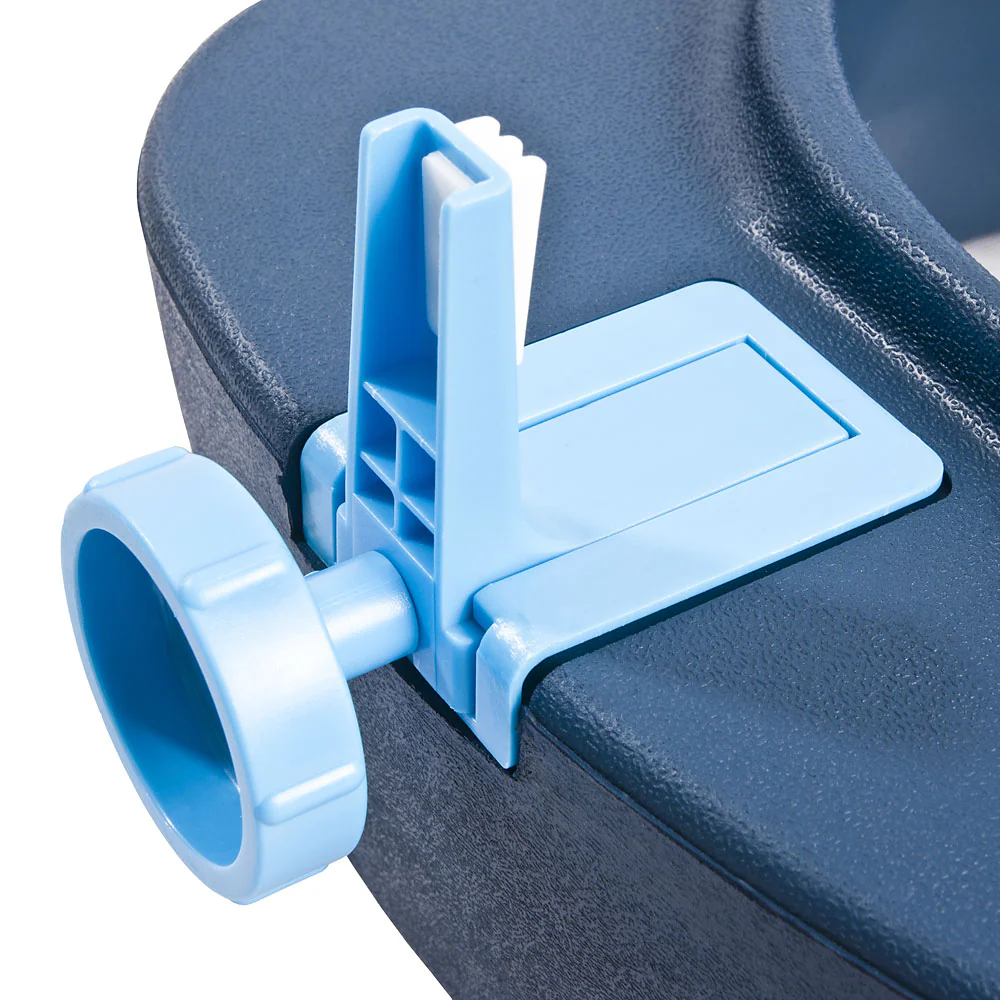 Soft Toilet Seat Riser, Blue - Image 3