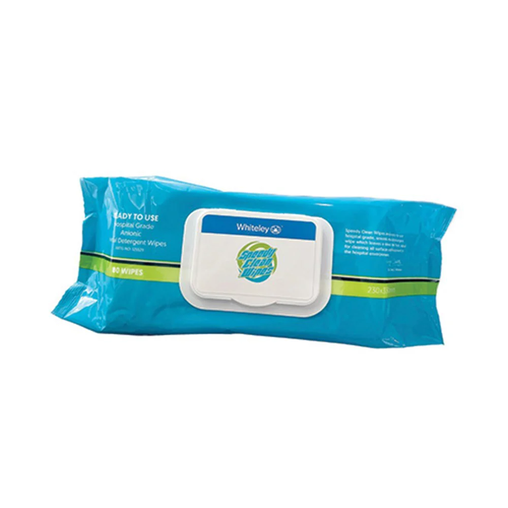Speedy Clean Wipes Flat Pack Pkt 80