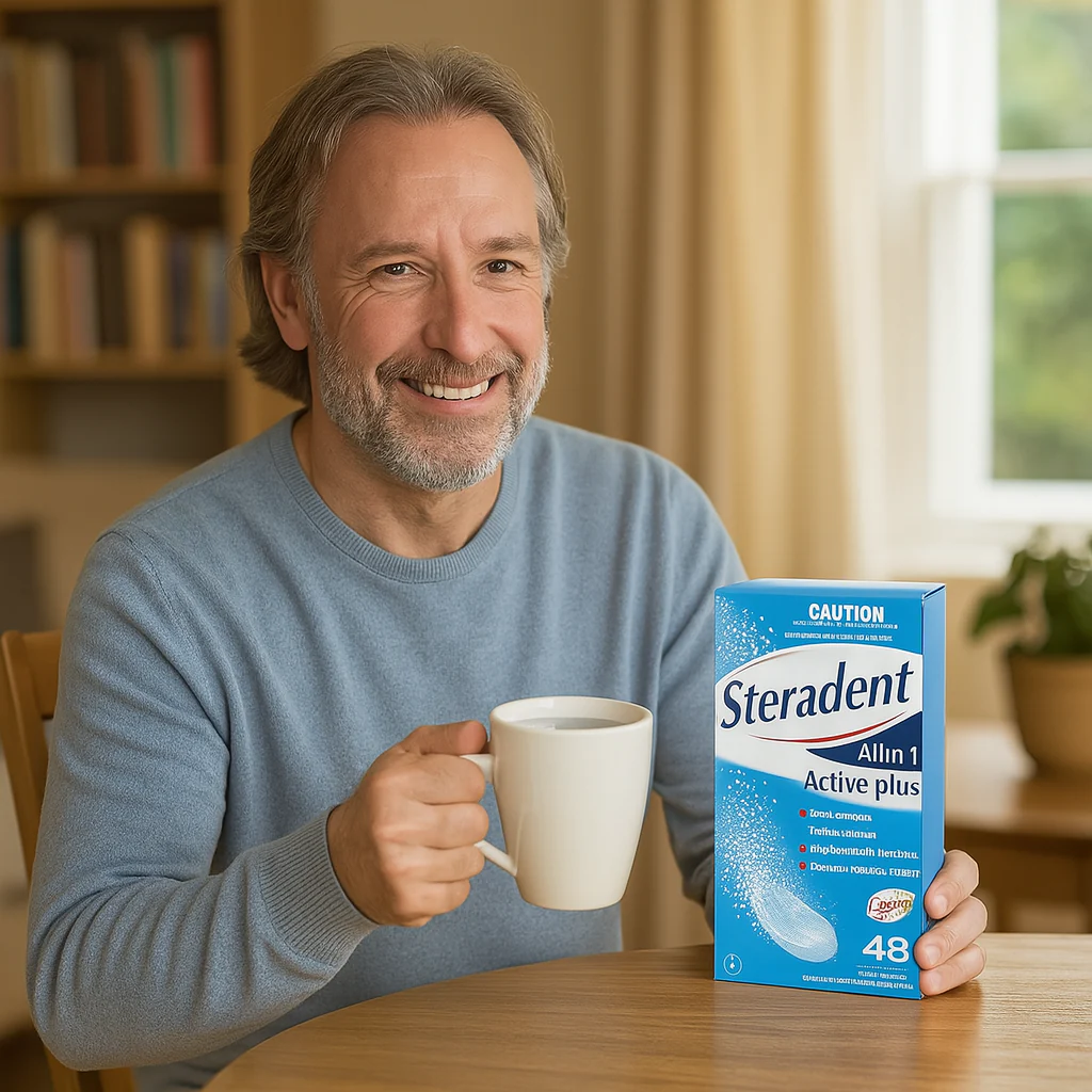 Steradent Active Plus Tablets 48 - Image 2