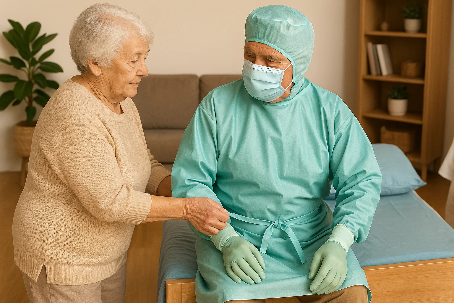 Surgeons Gowns Advanced UnReinforced Large Sterile C28 - Image 2