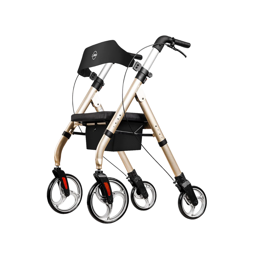 Tall & Strong Rollator, Heavy Duty Bariatric Mobility Walker - Image 3