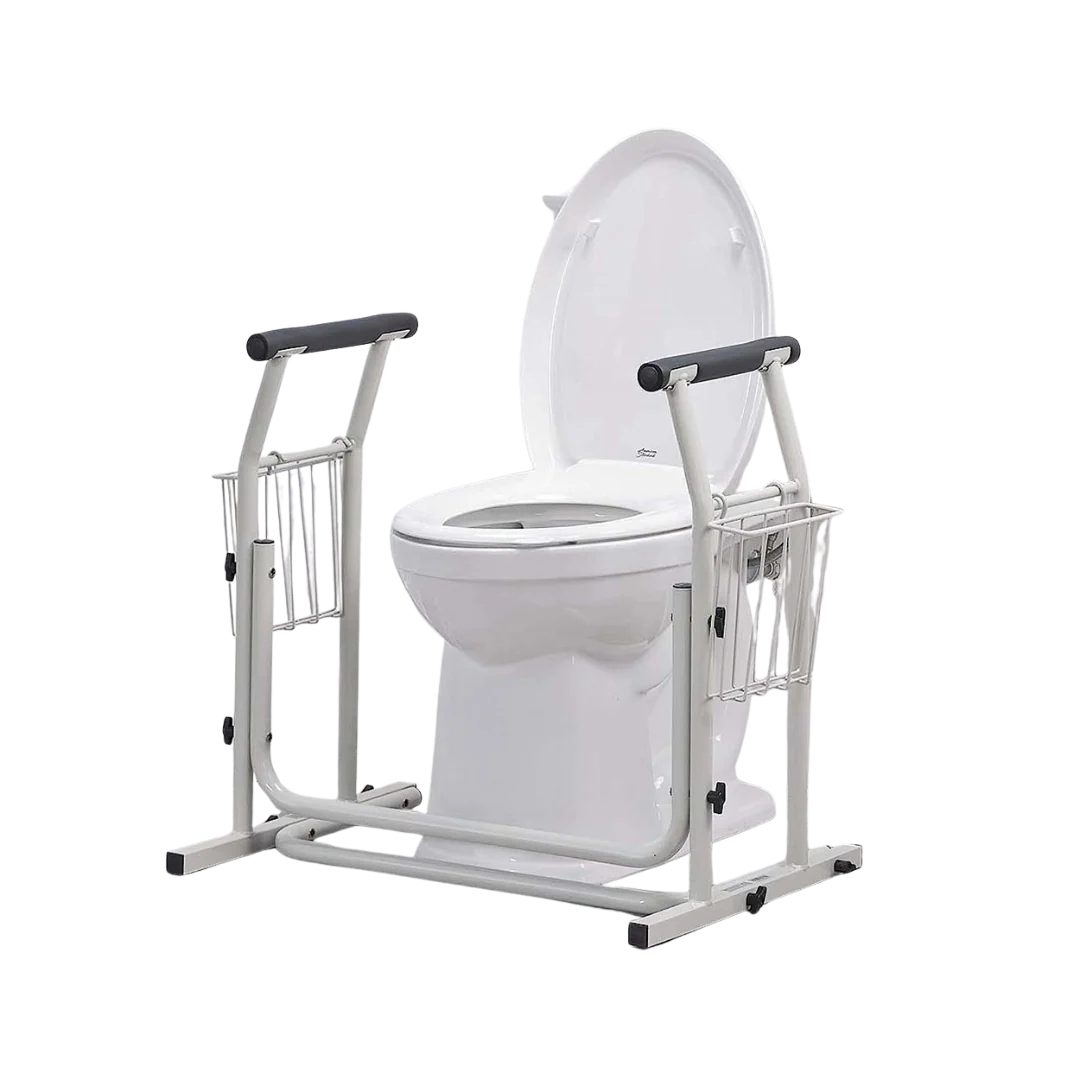 Toilet Surround Support Rails, with Basket - Image 5