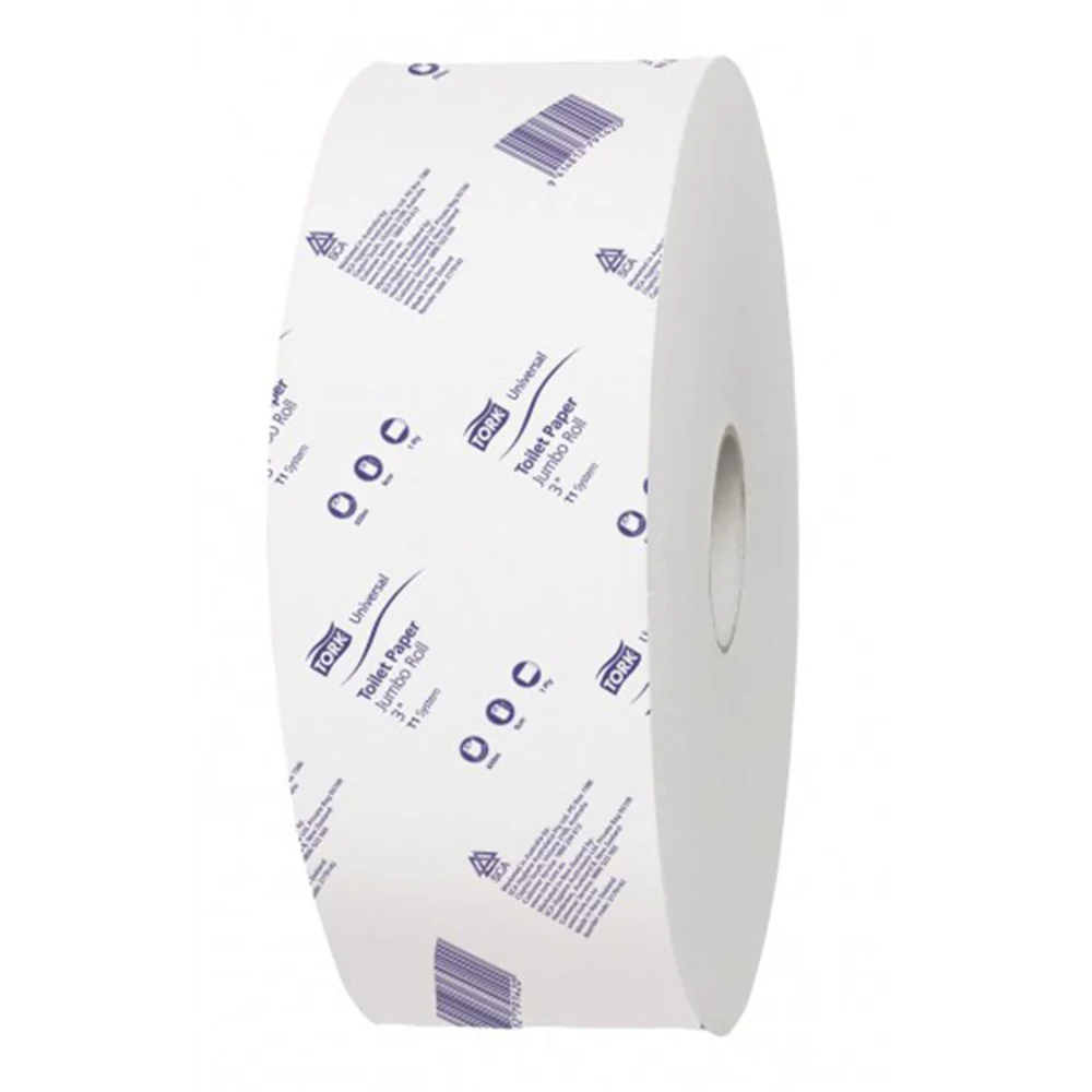 Tork Jumbo Toilet Roll 650m 1Ply Universal T1 (Carton of 6)