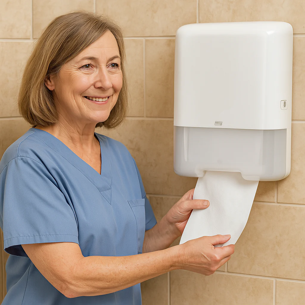 Tork Singlefold/C-Fold Hand Towel Dispenser White - Image 2