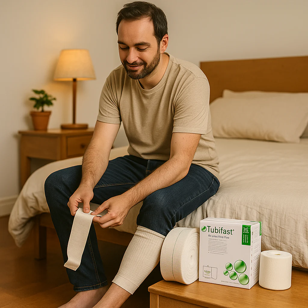 Tubifast Retention Bandage Green (5cm) 10mt - Image 2