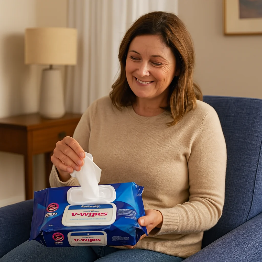 V-Wipes Flat Pack Pkt 80 - Image 2