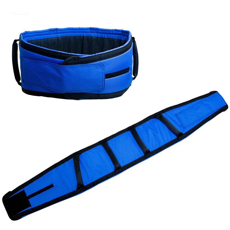 Walking Belt Padded with Velcro Close - Medium (Yellow)