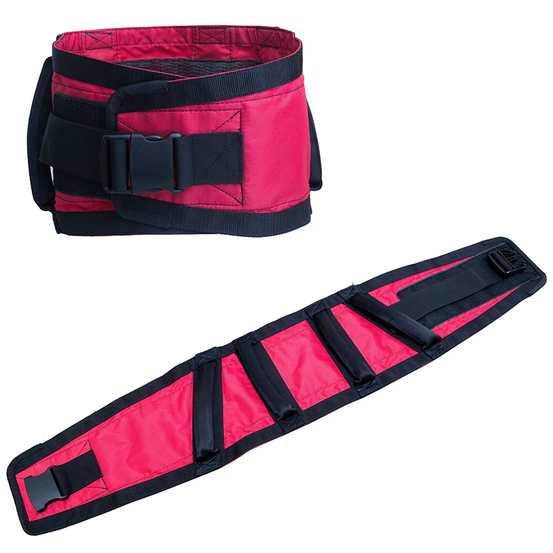 Walking Belt Unpadded with Velcro &amp; Nylon Buckle - Medium (Yellow)