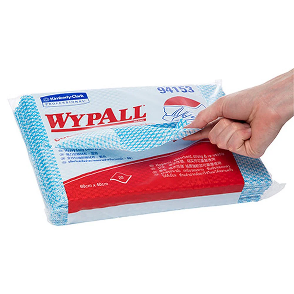 Wypall Wipers Single Sheet 60 x 30cm Blue 94151