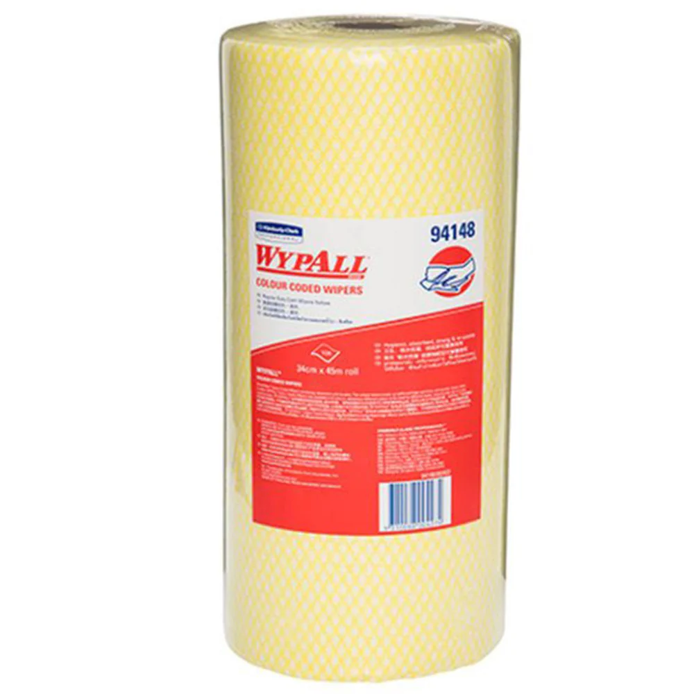 Wypall Workforce Wipers Roll 34cm x 45m Yellow 94148